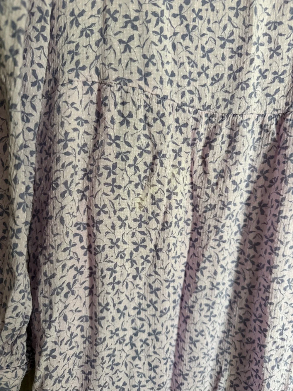 a new day rayon Lilac Floral print V‑Neck Maxi Dress lightweight boho summer - Picture 6 of 12